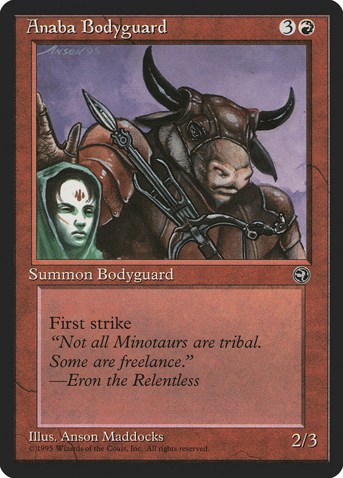 Anaba Bodyguard (Eron Flavor Text) [Homelands] | Good Games Adelaide SA