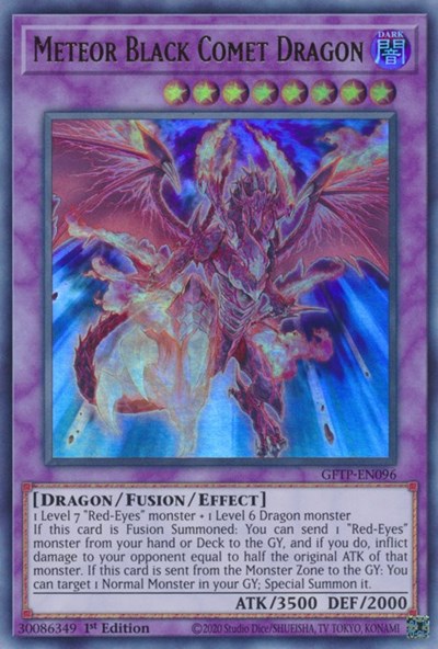 Meteor Black Comet Dragon [GFTP-EN096] Ultra rare | Good Games Adelaide SA