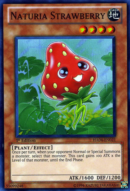 Naturia Strawberry [HA04-EN021] Super Rare | Good Games Adelaide SA