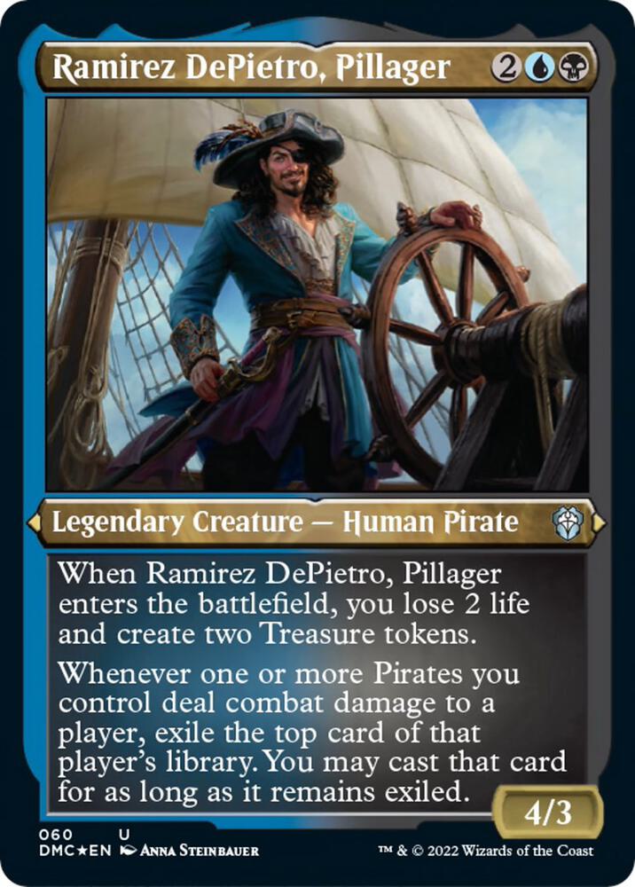 Ramirez DePietro Pillager Foil Etched 60 (Commander: Dominaria United)  - Foil | Good Games Adelaide SA