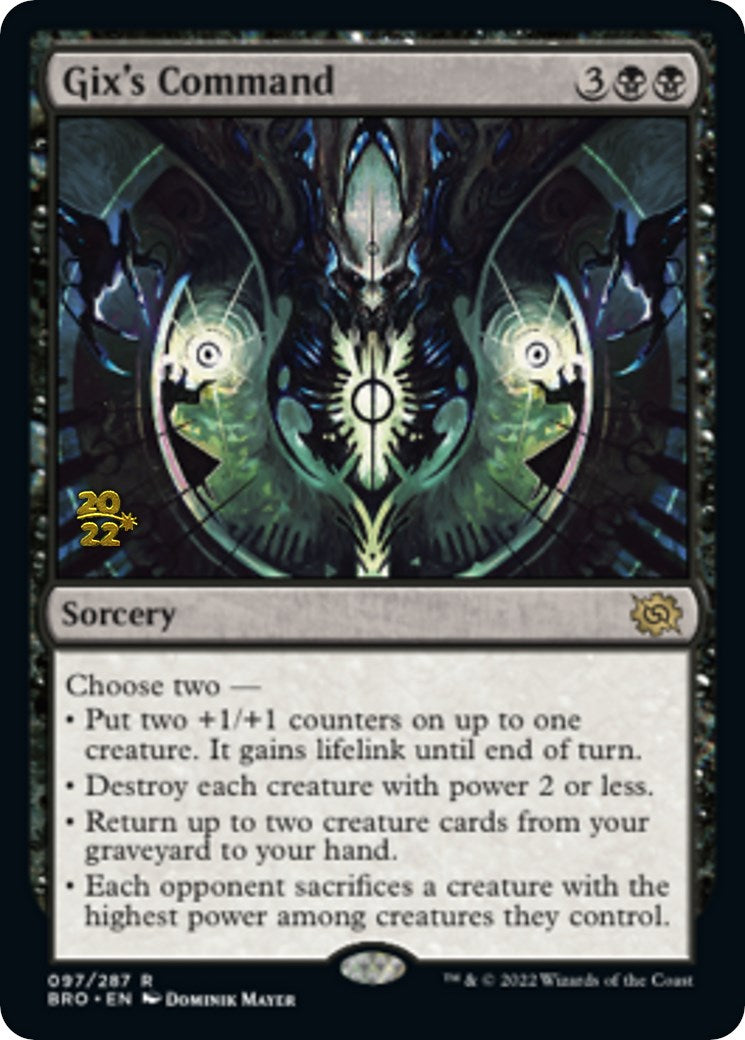 Gix's Command [The Brothers' War: Prerelease Promos] | Good Games Adelaide SA