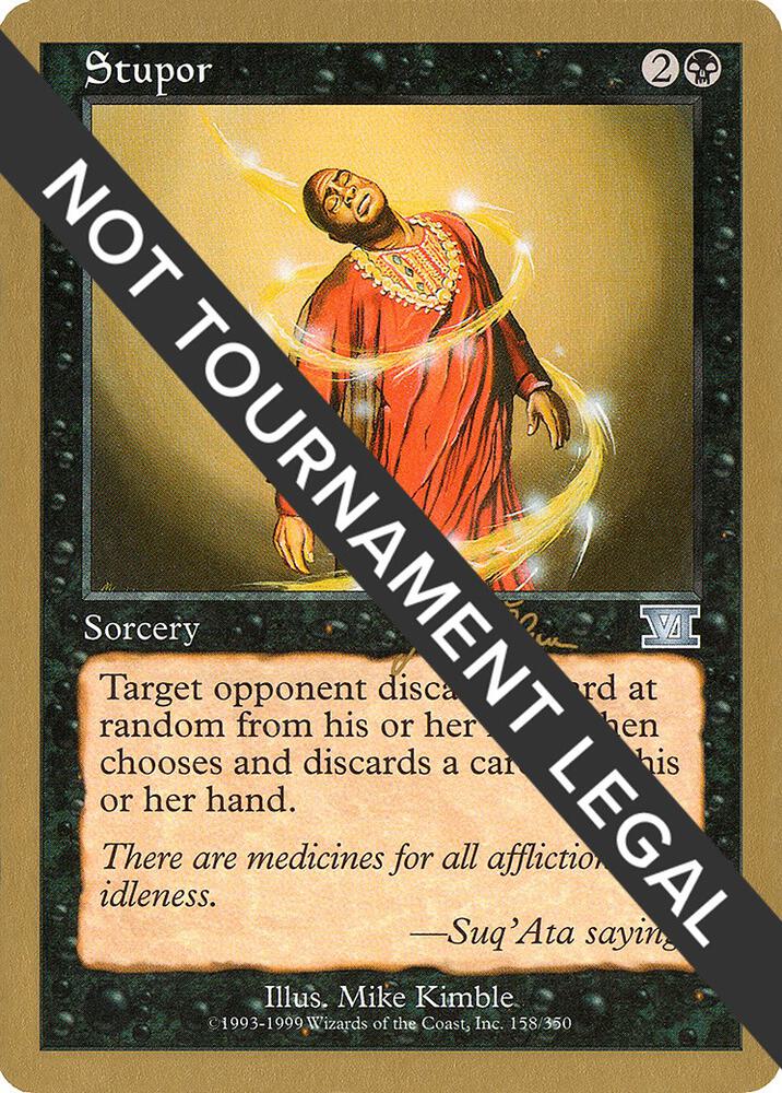 Stupor 1999 Jakub Slemr 6ED js158/111 (World Championship Decks)  | Good Games Adelaide SA