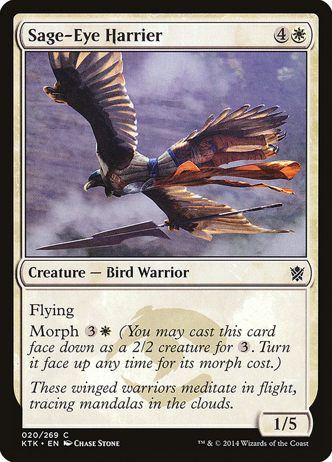 Sage-Eye Harrier 20 (Khans of Tarkir)  | Good Games Adelaide SA