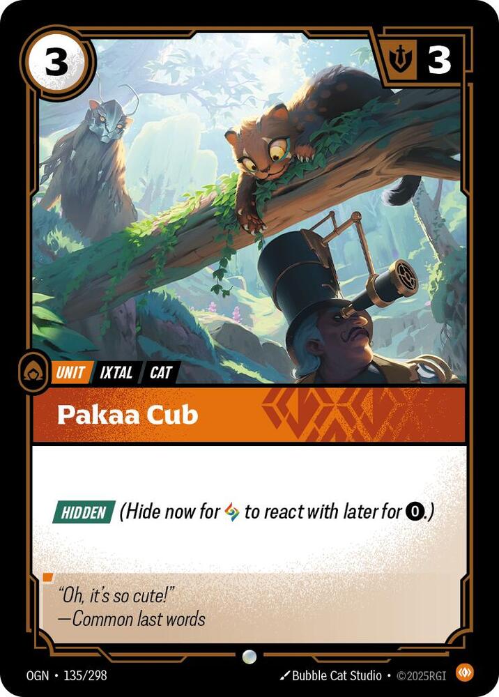 Pakaa Cub 135/298 (Origins)  | Good Games Adelaide SA