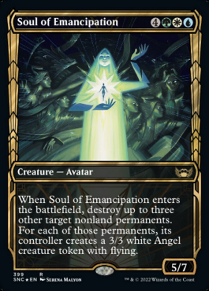 Soul of Emancipation (Showcase Golden Age Gilded Foil) [Streets of New Capenna] | Good Games Adelaide SA