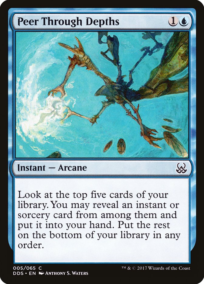 Peer Through Depths [Duel Decks: Mind vs. Might] | Good Games Adelaide SA