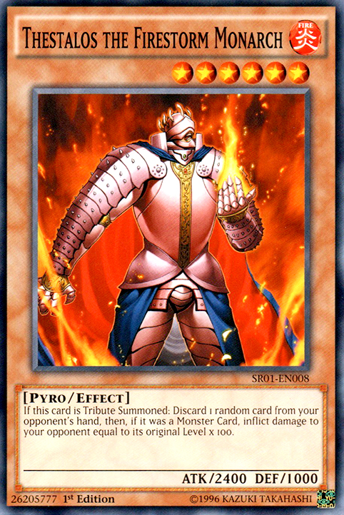 Thestalos the Firestorm Monarch [SR01-EN008] Common | Good Games Adelaide SA