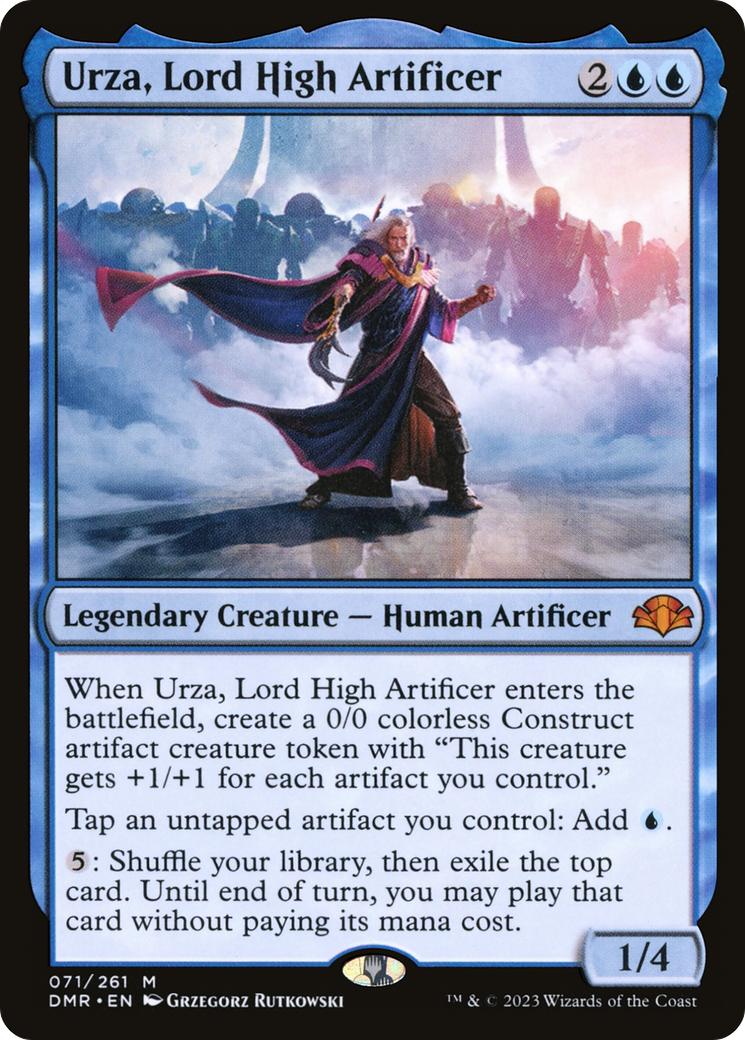 Urza, Lord High Artificer [Dominaria Remastered] | Good Games Adelaide SA