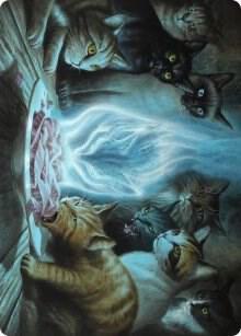 Cant Stay Away Art Card 56 (Art Series: Innistrad: Midnight Hunt)  | Good Games Adelaide SA
