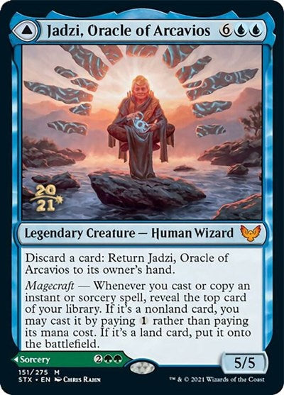 Jadzi, Oracle of Arcavios // Journey to the Oracle [Strixhaven: School of Mages Prerelease Promos] | Good Games Adelaide SA