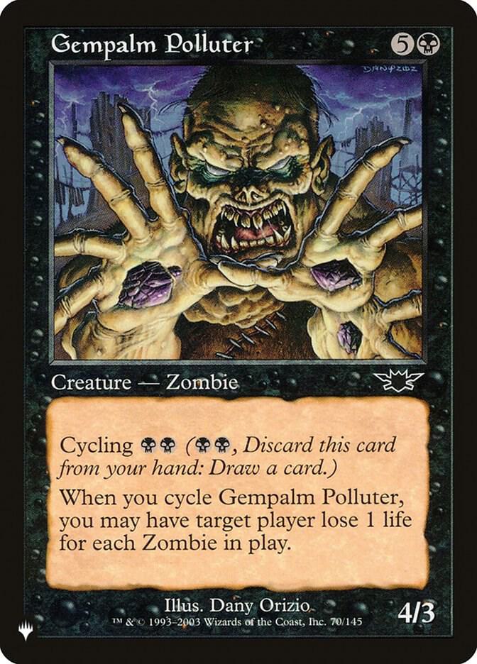 Gempalm Polluter 70/145 (The List Reprints)  | Good Games Adelaide SA