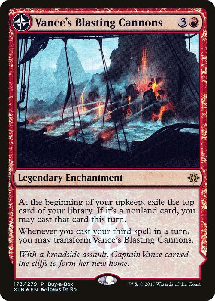 Vance's Blasting Cannons // Spitfire Bastion 173 (Buy-A-Box Promos)  - Foil | Good Games Adelaide SA