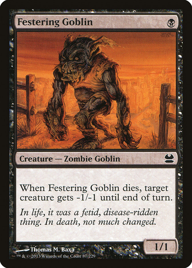 Festering Goblin [Modern Masters] | Good Games Adelaide SA