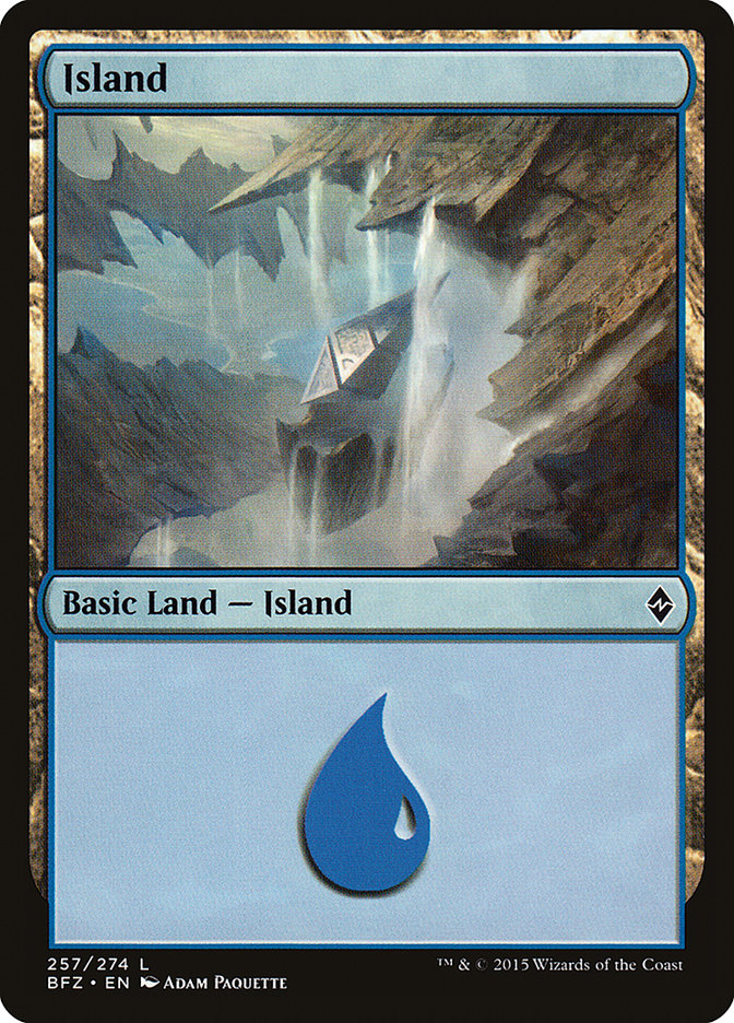 Island (257) [Battle for Zendikar] | Good Games Adelaide SA