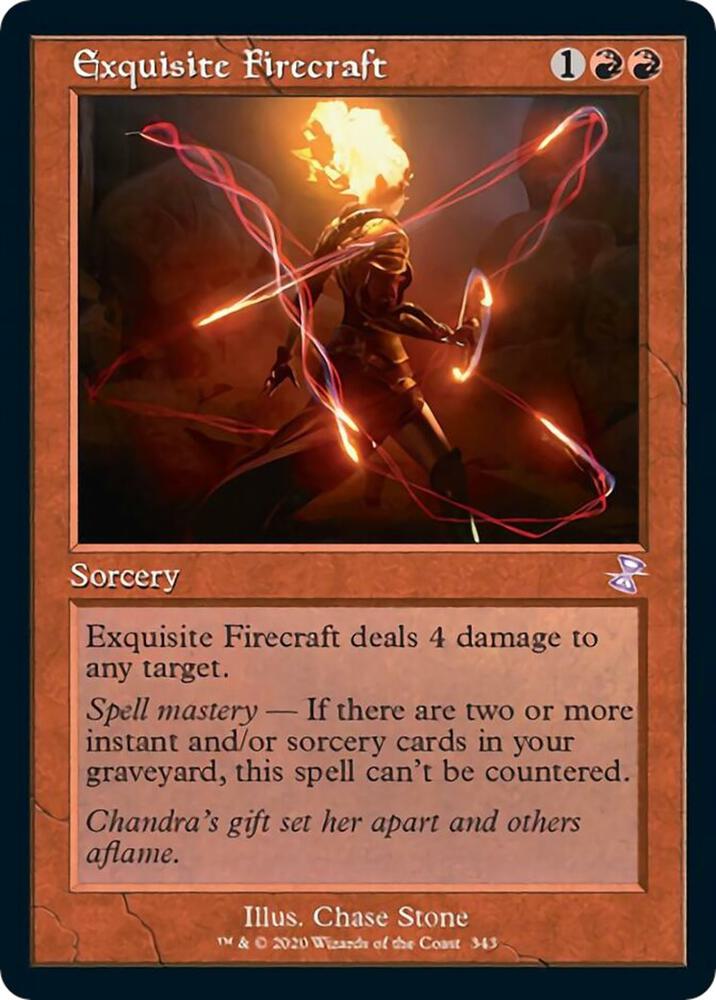 Exquisite Firecraft 343 (Time Spiral: Remastered)  - Foil | Good Games Adelaide SA