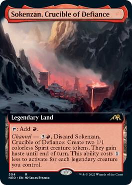 Sokenzan, Crucible of Defiance 504 (Kamigawa: Neon Dynasty)  - Extended Art | Good Games Adelaide SA