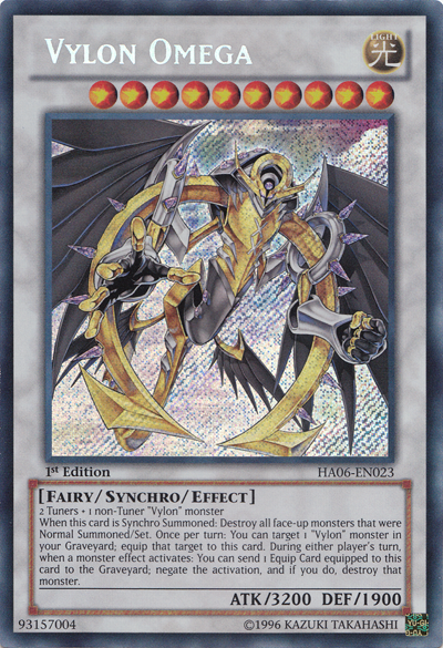 Vylon Omega [HA06-EN023] Secret Rare | Good Games Adelaide SA