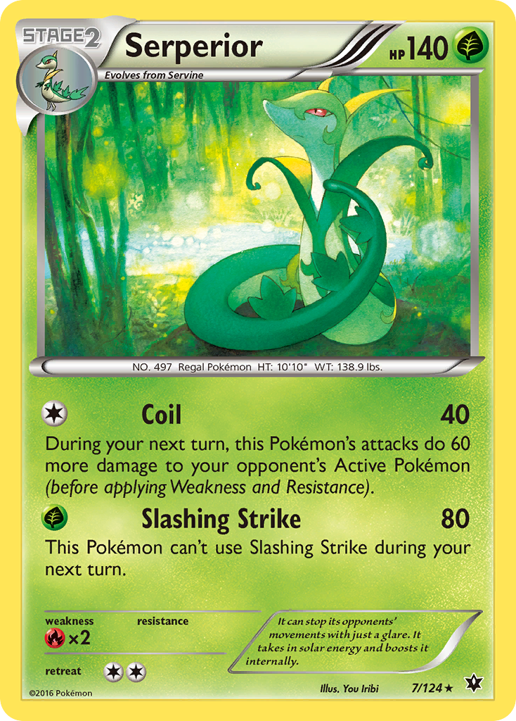Serperior (7/124) [XY: Fates Collide] | Good Games Adelaide SA