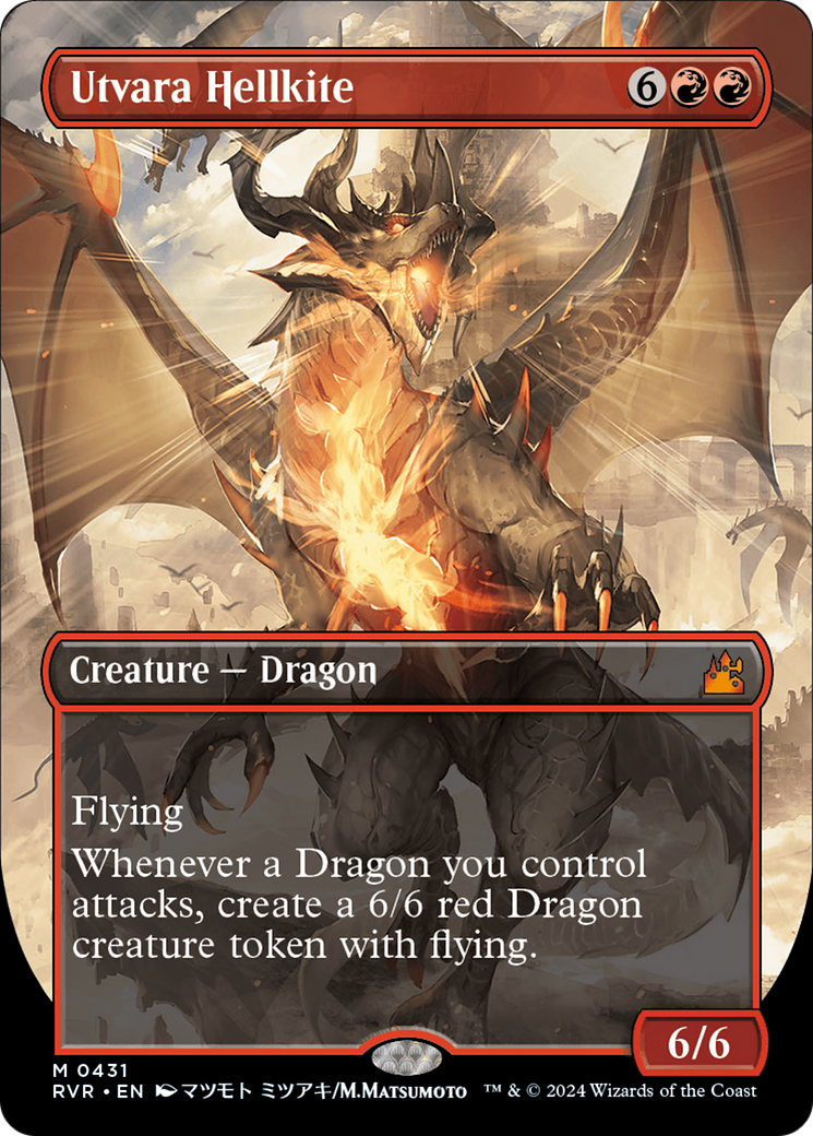Utvara Hellkite (Anime Borderless) [Ravnica Remastered] | Good Games Adelaide SA