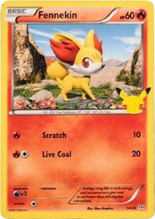 Fennekin 014/025 (McDonald's 25th Anniversary Promos)  | Good Games Adelaide SA