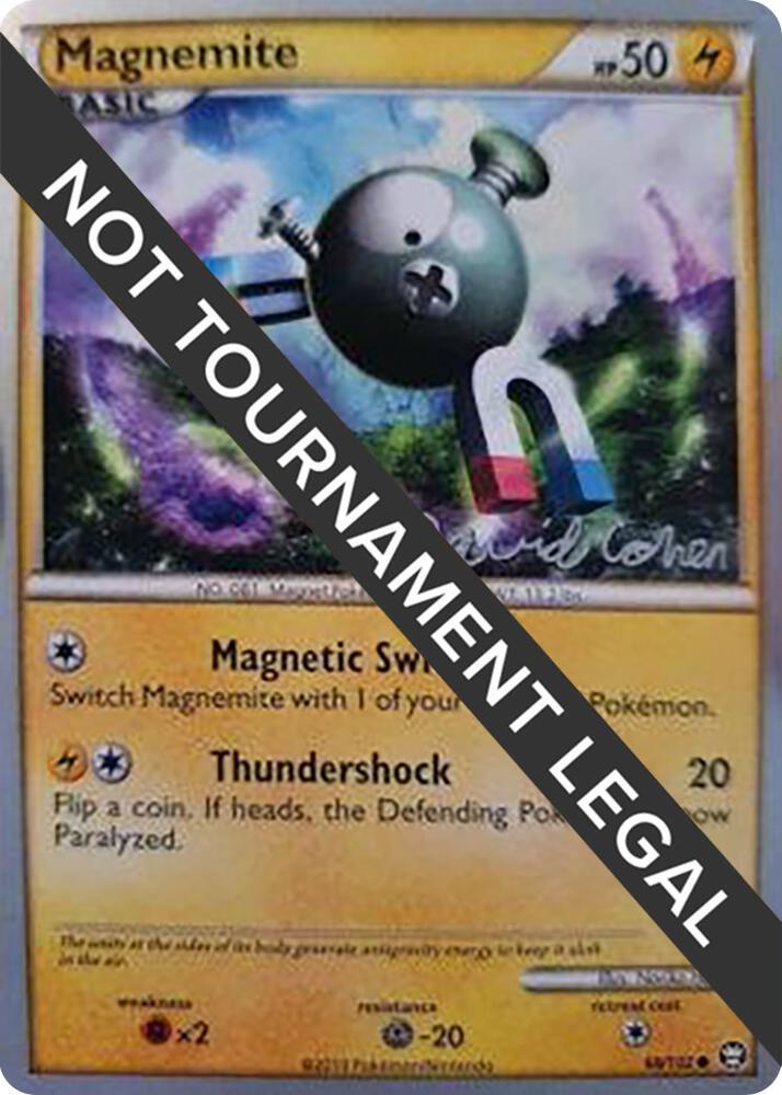Magnemite 2011 David Cohen 68/102 (World Championship Decks)  | Good Games Adelaide SA