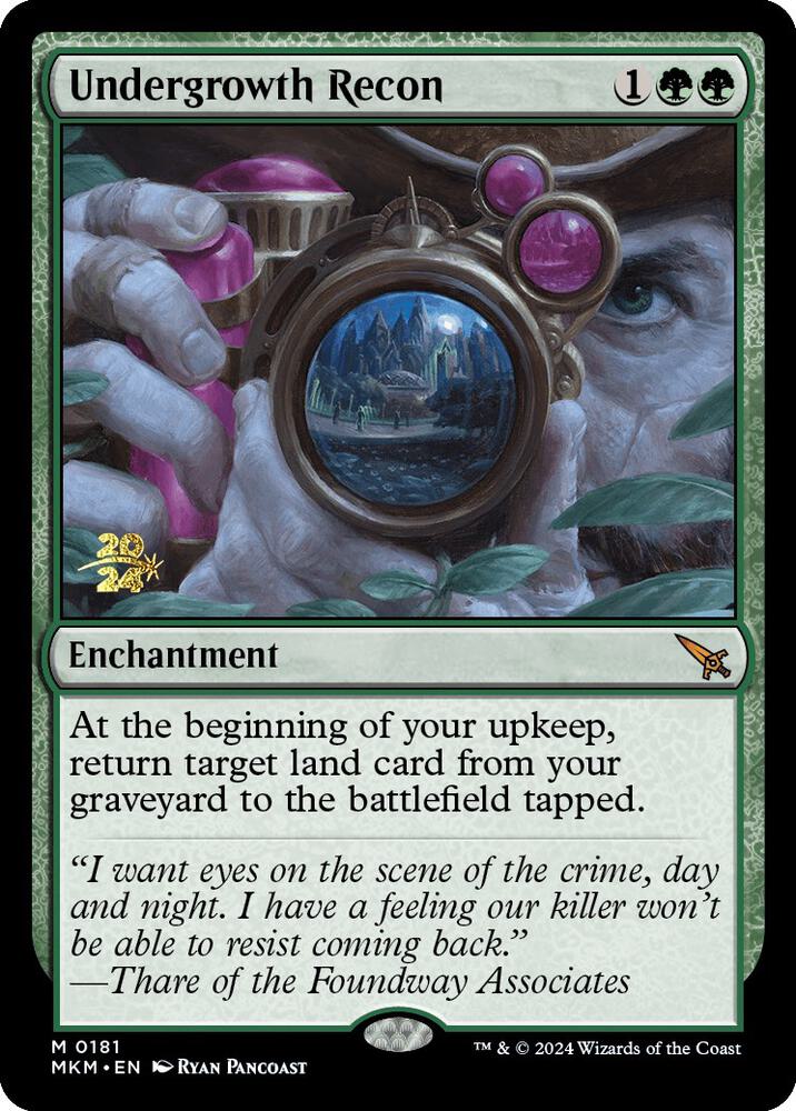 Undergrowth Recon 181 (Prerelease Cards)  - Foil | Good Games Adelaide SA