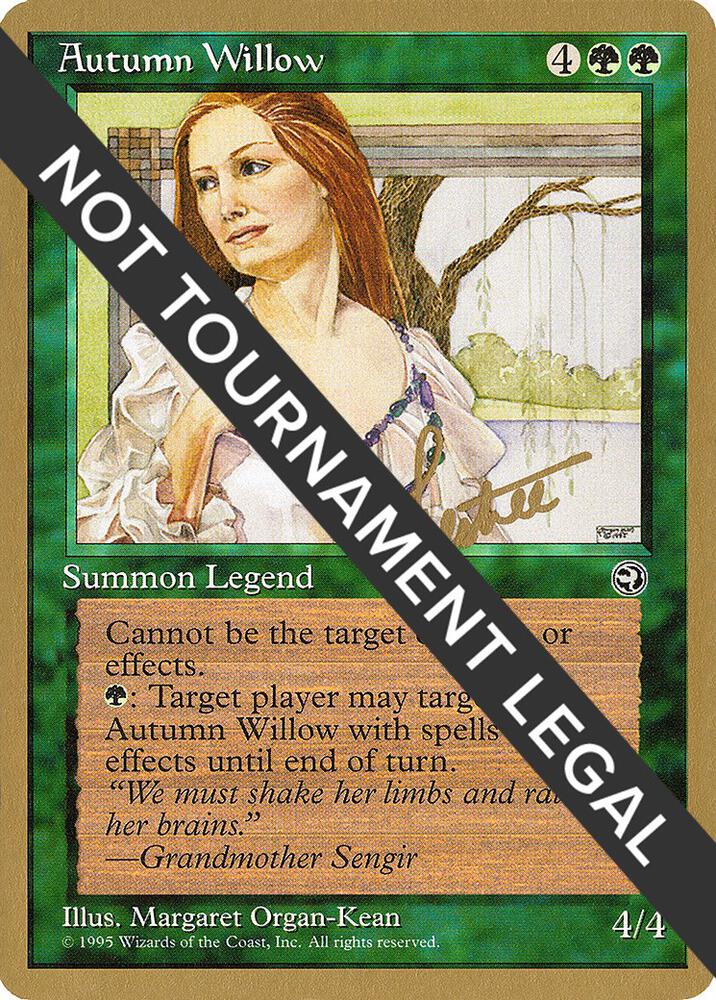Autumn Willow 1996 Bertrand Lestree HML bl83/308 (World Championship Decks)  | Good Games Adelaide SA