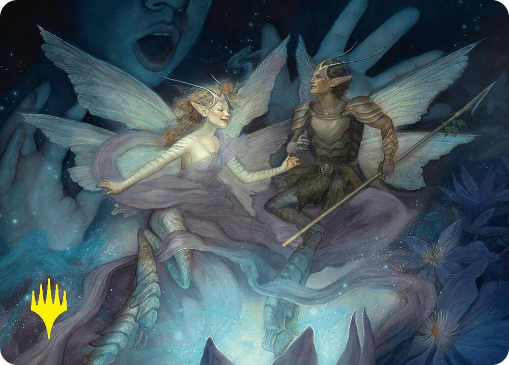 Faebloom Trick Art Card 6 54 Gold Stamped Signature 6 (Art Series: Foundations)  | Good Games Adelaide SA