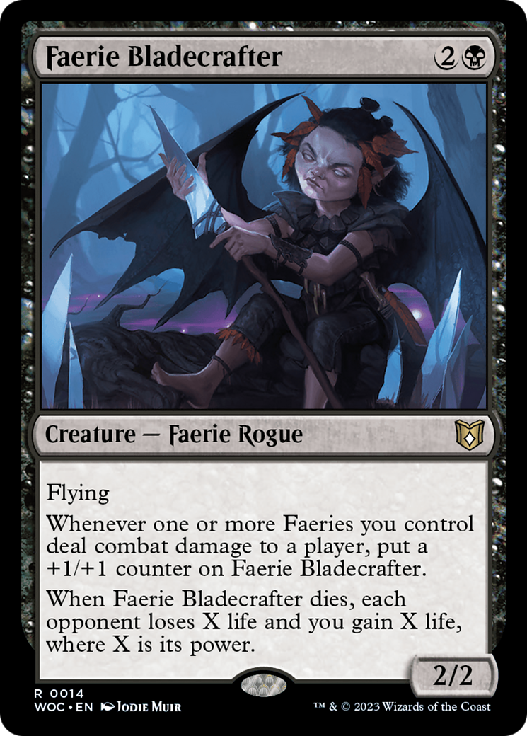 Faerie Bladecrafter [Wilds of Eldraine Commander] | Good Games Adelaide SA