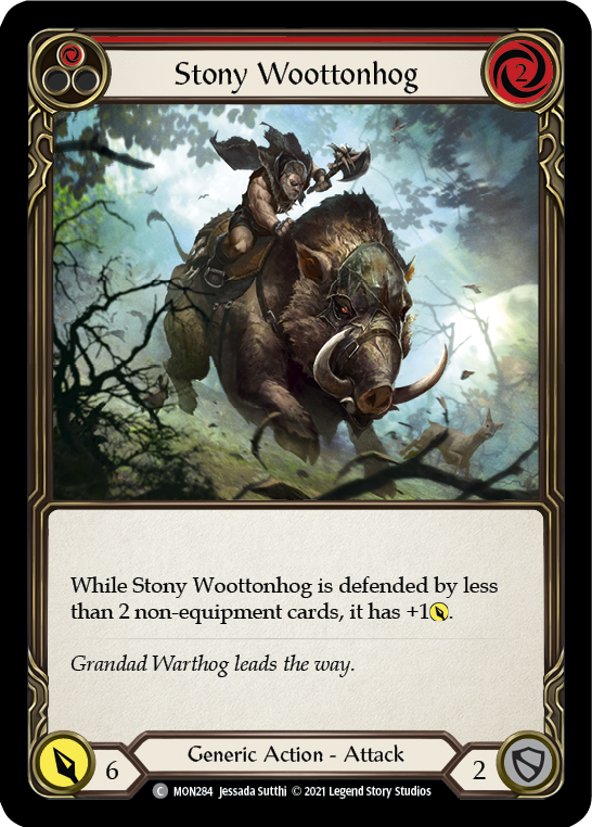 Stony Woottonhog (Red) [MON284] 1st Edition Normal | Good Games Adelaide SA