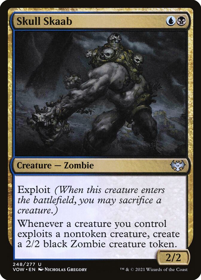 Skull Skaab 248 (Innistrad: Crimson Vow)  - Foil | Good Games Adelaide SA