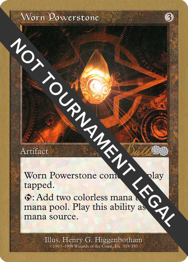 Worn Powerstone 1999 Kai Budde USG  (World Championship Decks)  | Good Games Adelaide SA