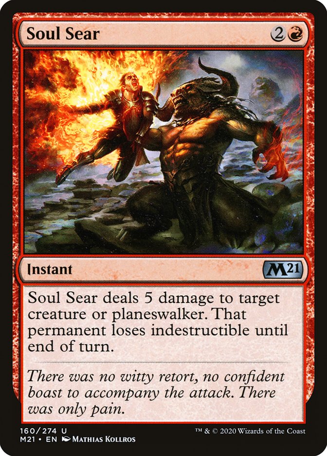 Soul Sear 160 (Core Set 2021)  | Good Games Adelaide SA