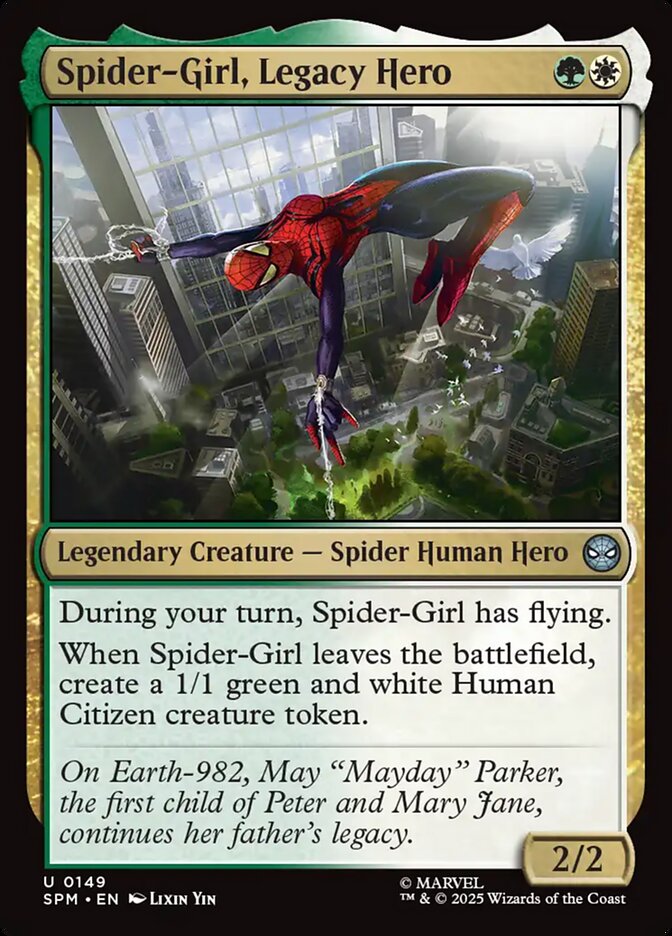 Spider-Girl, Legacy Hero 149 (Marvel's Spider-Man)  - Foil | Good Games Adelaide SA