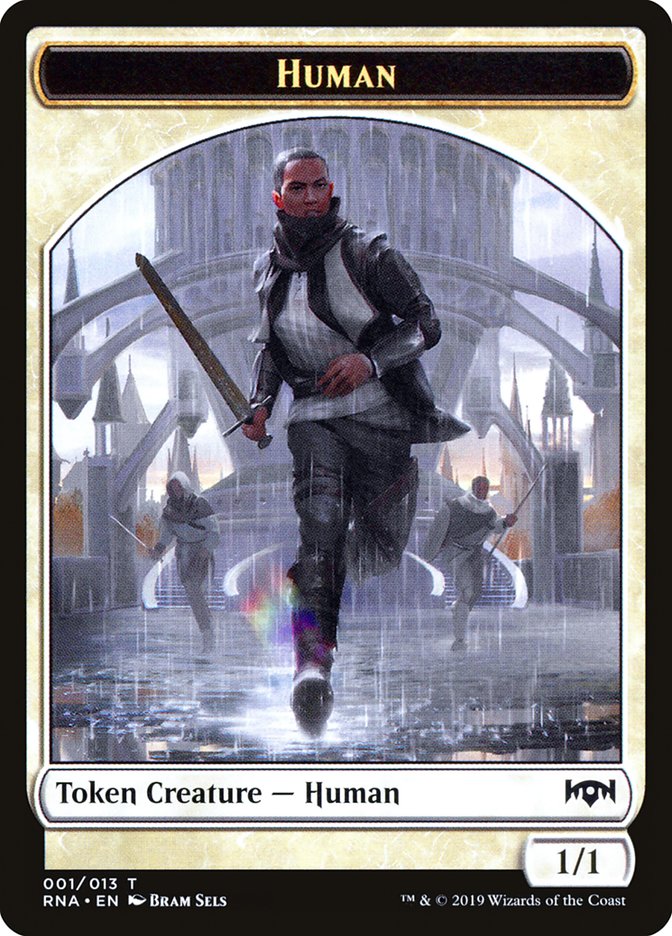 Human Token [Ravnica Allegiance Tokens] | Good Games Adelaide SA