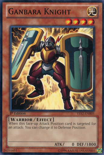 Ganbara Knight [YS12-EN005] Common | Good Games Adelaide SA