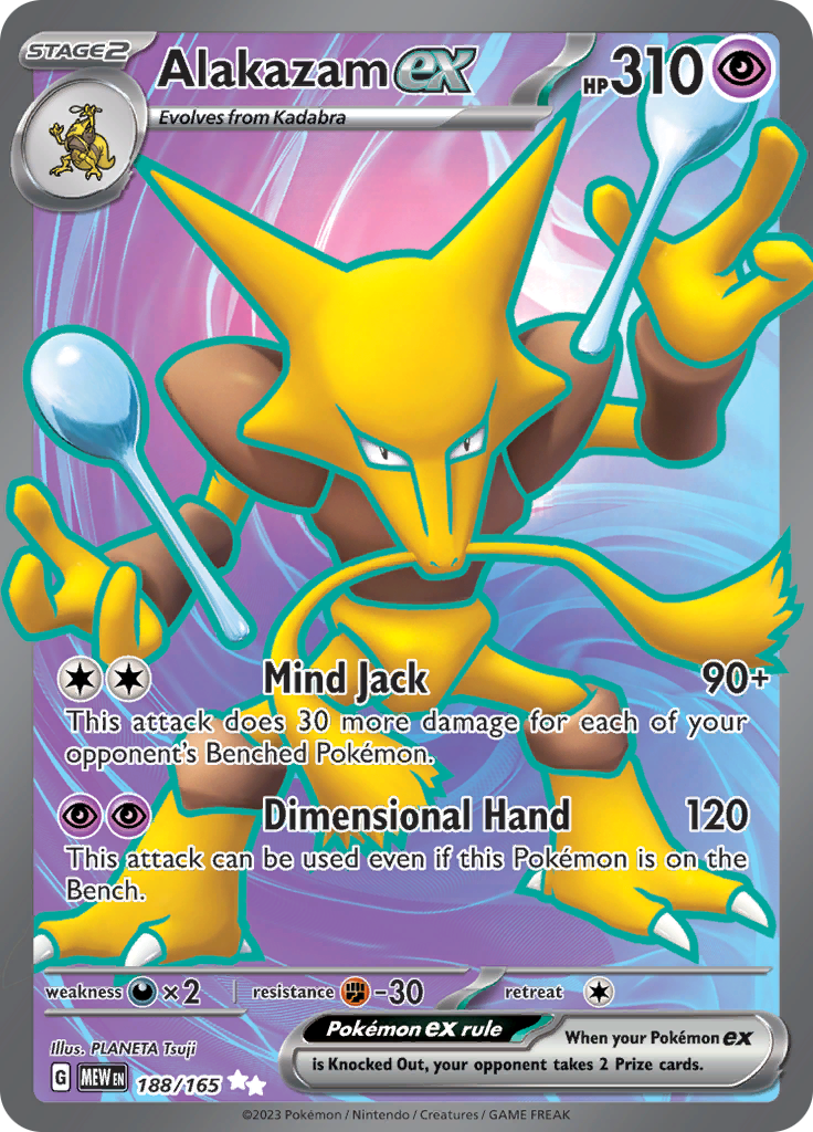 Alakazam ex (188/165) [Scarlet & Violet: 151] | Good Games Adelaide SA