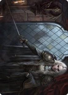 Thalia Guardian of Thraben Art Card 18 (Art Series: Innistrad: Crimson Vow)  | Good Games Adelaide SA