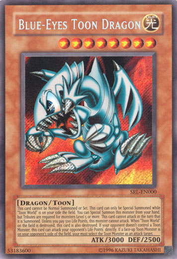 Blue-Eyes Toon Dragon [SRL-EN000] Secret Rare | Good Games Adelaide SA