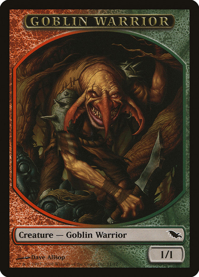 Goblin Warrior Token (Red/Green) [Shadowmoor Tokens] | Good Games Adelaide SA