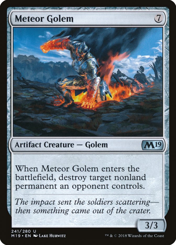 Meteor Golem [Core Set 2019] | Good Games Adelaide SA
