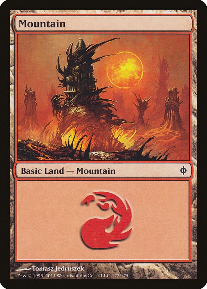 Mountain 172 (New Phyrexia)  - Foil | Good Games Adelaide SA