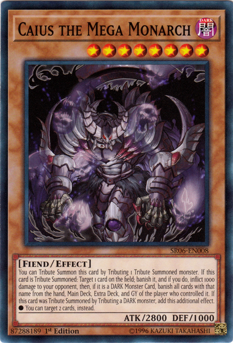 Caius the Mega Monarch [SR06-EN008] Common | Good Games Adelaide SA