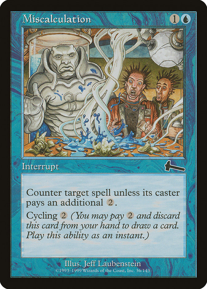 Miscalculation 36 (Urza's Legacy)  | Good Games Adelaide SA