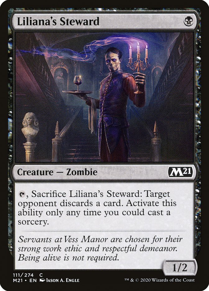 Liliana's Steward 111 (Core Set 2021)  | Good Games Adelaide SA