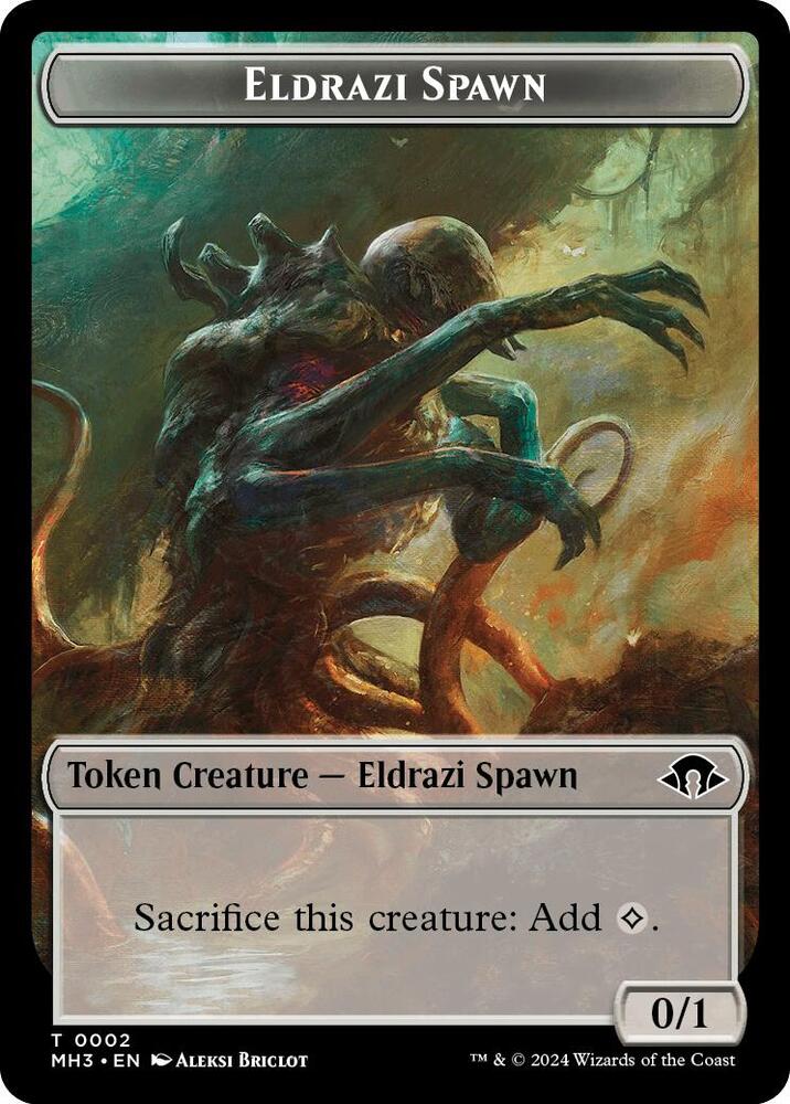 Eldrazi Spawn Food Double Sided Token 2 // 31 (Modern Horizons 3)  - Foil | Good Games Adelaide SA