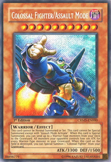 Colossal Fighter/Assault Mode [CRMS-EN000] Secret Rare | Good Games Adelaide SA