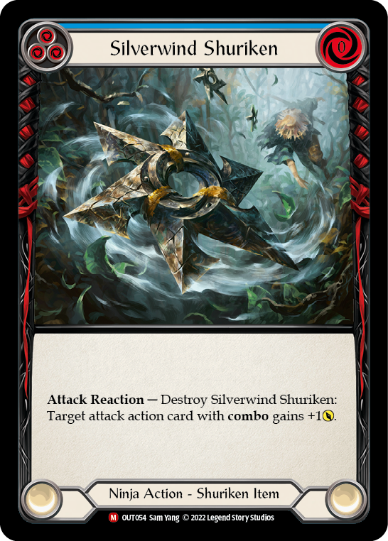 Silverwind Shuriken [OUT054] (Outsiders)  Cold Foil | Good Games Adelaide SA