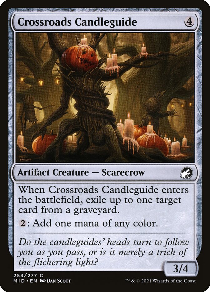 Crossroads Candleguide 253 (Innistrad: Midnight Hunt)  - Foil | Good Games Adelaide SA