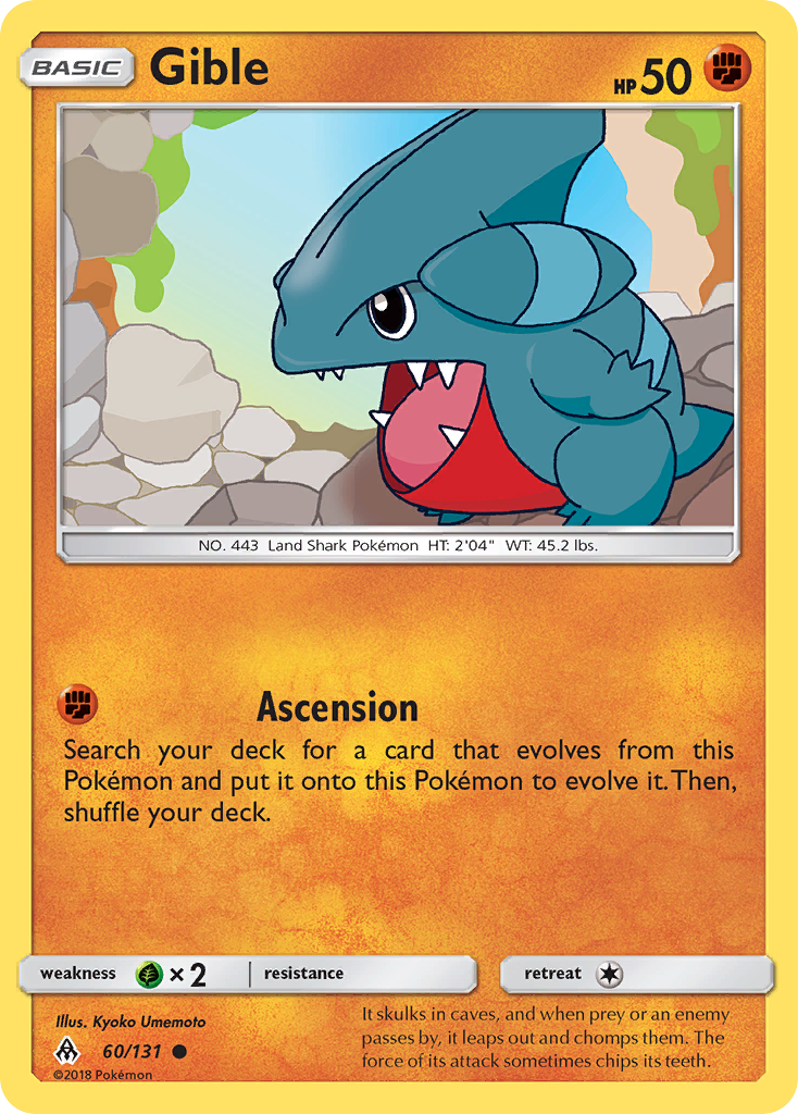 Gible (60/131) [Sun & Moon: Forbidden Light] | Good Games Adelaide SA